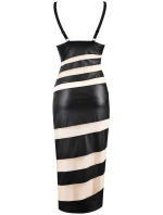 Dámske sexy šaty V-10879 Black - Axami