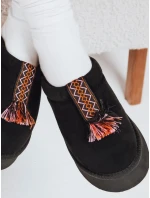 Dámske zateplené žabky čierne FashionStreet ZY1259