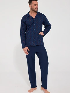 Pyžamo Cornette 114/89 (dĺžka/rukávy) S–2XL, zapínacie