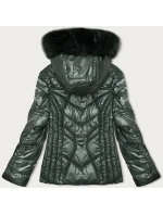 Dámska zimná bunda s odnímateľnou kapucňou S'west khaki (B8180-11) Dámska zimná bunda s odnímateľnou kapucňou S'west khaki (B8180-11)