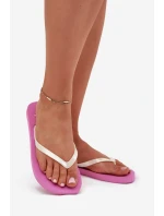 Damskie Japonki Klapki 4FMM00FFLIF018-54S Różowe