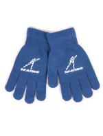 Chlapčenské päťprsté rukavice Yoclub RED-0012C-AA5A-014 Blue