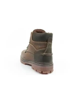 Wrangler Allan Mid pánske sobolie topánky elegantné kožené zelenohnedé