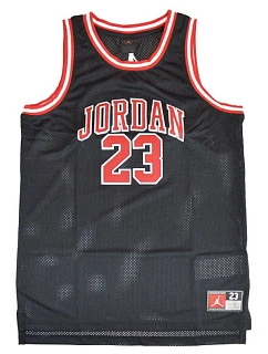 Air Jordan Junior Michael Jordan 23 Detské basketbalové tričko Black - 95A773-023