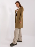 Kardigán AT SW 2333.31X olivovo zelený