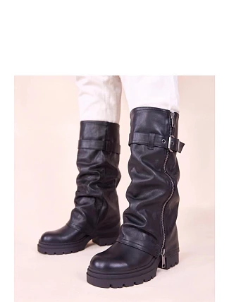 Čižmy na podpätku, model 230773 Solea Čižmy na podpätku, model 230773 Solea