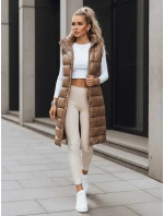 Dámska prešívaná vesta GANTINI camel FashionStreet TY3741 Dámska prešívaná vesta GANTINI camel FashionStreet TY3741