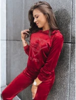 Vínová dámska súprava Vogue Velour FashionStreet AY0875