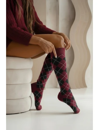 Dámske ponožky s diamantmi Vintage 0248.015