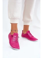 Półbuty Damskie Ze Skóry Naturalnej Artiker 54C0830 Różowe