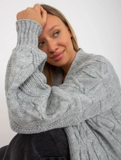 Dámsky sveter LC SW 8032 sivý