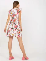 Dámske šaty RV SK 8020 biele a červené