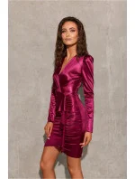 Večerné šaty SUK0441 fialové - Roco Fashion