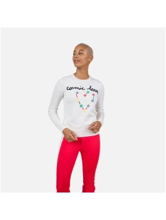 Rossignol W Esther Sveter s okrúhlym výstrihom White