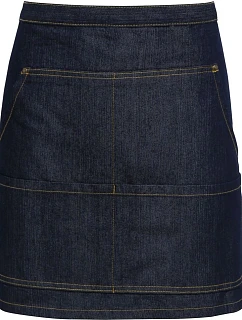 Premier PR 125 Denim – krátka zástera po pás 39.0125, indigo denim
