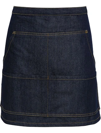 Premier PR 125 Denim – krátka zástera po pás 39.0125, indigo denim Premier PR 125 Denim – krátka zástera po pás 39.0125, indigo denim