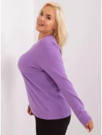 Dámsky sveter 3897.06P fialový - FPrice Dámsky sveter 3897.06P fialový - FPrice