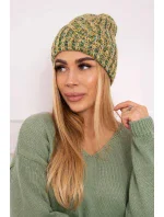 Merry K225 fleecová čiapka kiwi+green