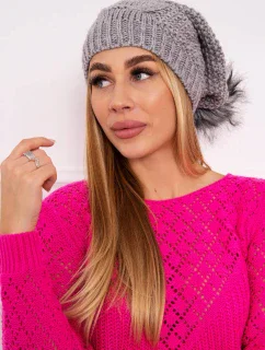 Sandra K210 fleecová čiapka svetlo šedá