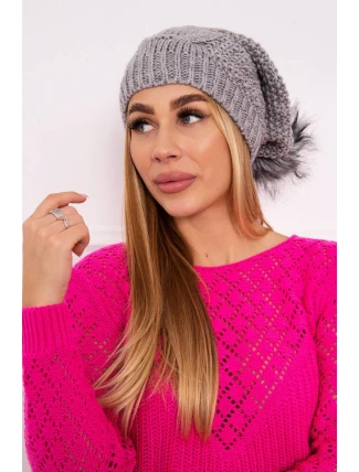 Sandra K210 fleecová čiapka svetlo šedá