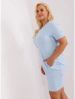 RV SK 8899 šaty.14P svetlo modrá RV SK 8899 šaty.14P svetlo modrá