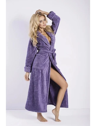 Dámsky dlhý župan Eliza Purple - DKaren