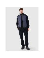 Pánska trekingová bunda 4F 4FWSS25TFLEM304-20S s fleecovým stojačikom