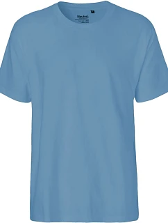Neutral O 60001 Pánske tričko z hrubej bio bavlny 77.6001 dusty indigo