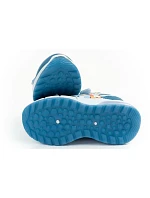 Detské športové tenisky Leomil Bluey ľahké tenisky na suchý zips LED modré