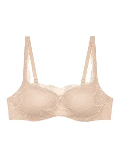 Dámska podprsenka Body Make-Up Illusion Lace Balconette Bra - Triumph