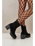 Topánky na podpätku model 199299 Krok vo veľkom štýle Topánky na podpätku model 199299 Krok vo veľkom štýle