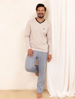 Regina 491 dlhé/r M-XL Z25/26 pánske pyžamo