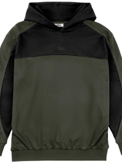 Pánska mikina Fila Rivoli olive-black FAM1121 63185 pánska