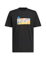 Pánske tričko adidas Summer Sunset Graphic T-shirt black KC9243 pánske