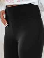 Dámske legíny s vysokým pásom SOFLEGG black FashionStreet UY2510