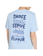 Pánske tričko adidas Burger Flavor Graphic svetlo modré KT9731 Pánske tričko adidas Burger Flavor Graphic svetlo modré KT9731