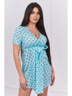 Mätové bodkované šaty