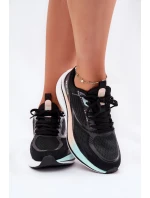 Buty Sportowe Damskie Big Star RR274A160 HI-POLY SYSTEM Czarne