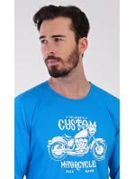 Pánske dlhé pyžamo Motocykel