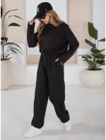 Dámske tepláky CHARM black FashionStreet AY0957