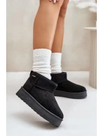 Nízke tenisky na platforme Big Star Black