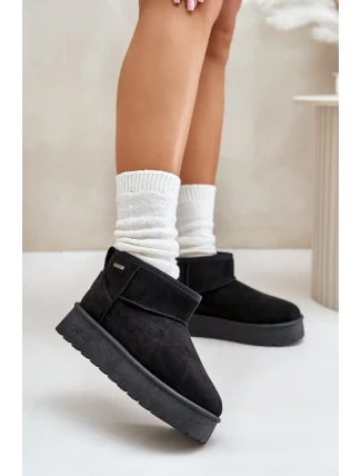 Nízke tenisky na platforme Big Star Black