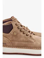 Šnurovacie pánske členkové topánky Big Star Hi-Poly System Brown