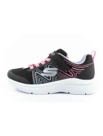 Ľahká pohodlná detská športová obuv na suchý zips Skechers Microspec