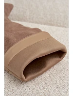 Vysoké topánky na podpätku so špicatou špičkou v khaki farbe Blenia Vysoké topánky na podpätku so špicatou špičkou v khaki farbe Blenia