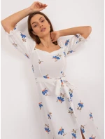 Šaty LK SK 508964 3.95 biela a modrá