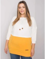 Mikina RV BL 6845.51P biela a žltá Mikina RV BL 6845.51P biela a žltá