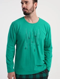 Pánske dlhé pyžamo Tetris