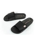 Pánske športové žabky R10 Slide pohodlné čierne papuče Rider