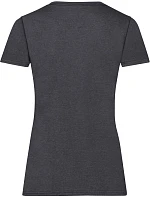 Fruit of the Loom Lady-Fit Valueweight T Dámske tričko 16.1372 tmavošedá melírovaná Fruit of the Loom Lady-Fit Valueweight T Dámske tričko 16.1372 tmavošedá melírovaná